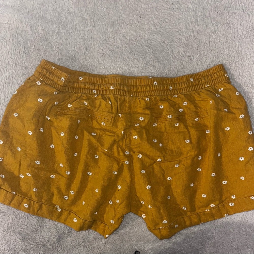 Old Navy Mustard Floral Shorts